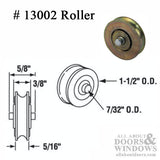 Sliding Door Roller - 1-1/2 Inch Steel | Patio Door Parts