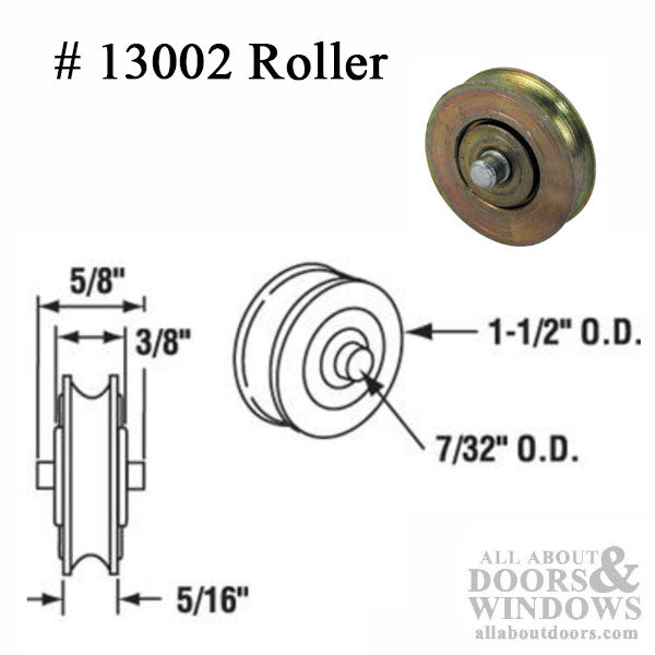 Sliding Door Roller - 1-1/2 Inch Steel | Patio Door Parts