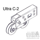 Tandem Sliding Door Roller - 1-1/4 Inch steel | Patio Door Parts
