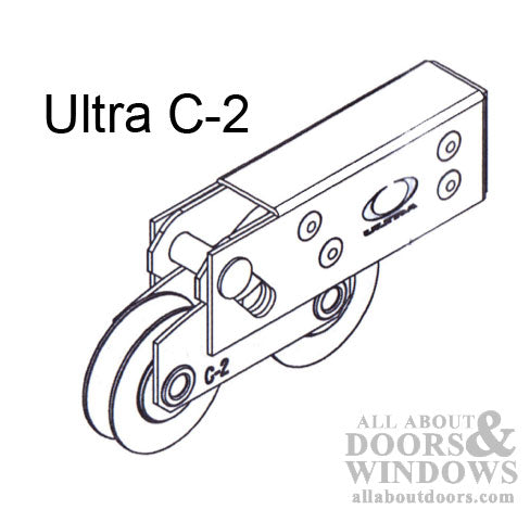 Tandem Sliding Door Roller - 1-1/4 Inch steel | Patio Door Parts