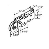 Tandem Sliding Door Roller - 1-1/2 Inch Steel | Patio Door Parts