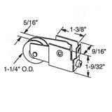 Sliding Door Roller - 1-1/4 Inch Nylon - Concave | Patio Door Parts