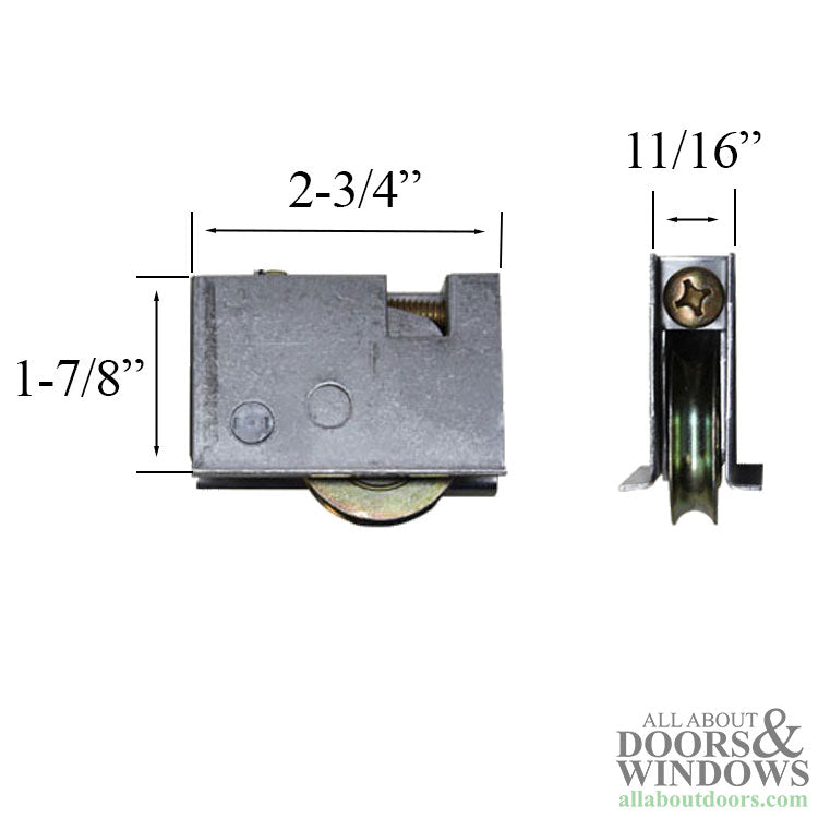 Sliding Door Roller - 1-1/2 Inch Steel - Pella | Patio Door Parts