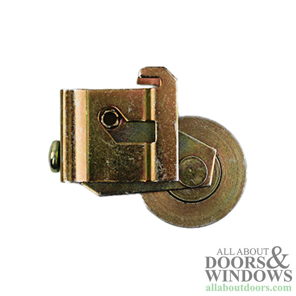 Sliding Door Roller - 1-1/4 Inch Steel - center grooved | Patio Door Parts