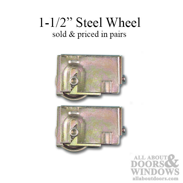 Sliding Door Roller - 1-1/2 Inch Steel | Patio Door Parts