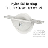 Sliding Door Roller - 1-11/16 Inch Nylon - Concave | Patio Door Parts