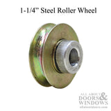 Sliding Door Roller - 1-1/4 Inch Steel - Concave | Patio Door Parts
