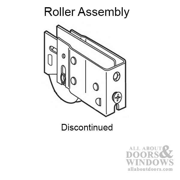 Sliding Door Roller - 1-1/2 Inch Steel - Concave | Patio Door Parts