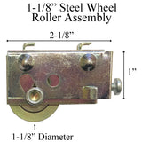 Sliding Door Roller - 1-1/8 Inch Steel - Concave | Patio Door Parts