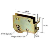 Sliding Door Roller - 1-1/4 Inch Steel - Concave | Patio Door Parts