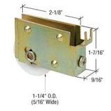 Sliding Door Roller - 1-1/4 Inch Nylon - Concave | Patio Door Parts