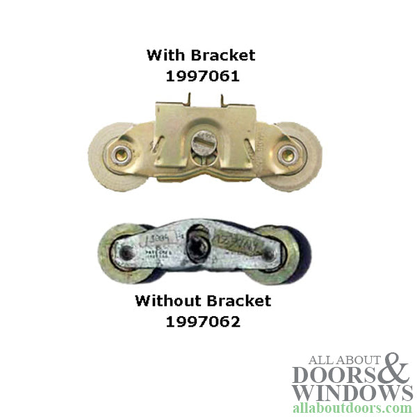 Tandem Sliding Door Roller - 1-1/4 Inch Steel | Patio Door Parts