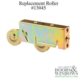 Commercial Tandem Sliding Door Roller - 1-1/2 Inch Steel - center grooved | Patio Door Parts