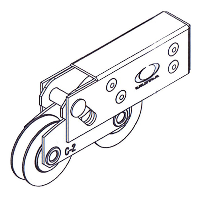 Tandem Sliding Door Roller - 1-1/4 Inch steel | Patio Door Parts