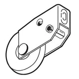 Sliding Door Roller - 1-1/2 Inch Steel - Concave | Patio Door Parts