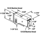 Sliding Door Roller - 1-1/4 Inch Nylon - Concave | Patio Door Parts