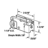 Sliding Door Roller - 1-1/4 Inch Steel - Concave | Patio Door Parts
