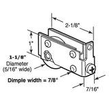 Sliding Door Roller - 1-1/8 Inch Steel - Concave | Patio Door Parts