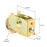 Sliding Door Roller - 1-1/2 Inch Steel - Concave | Patio Door Parts