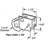 Sliding Door Roller - 1-1/2 Inch Steel - Concave | Patio Door Parts