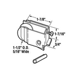 Sliding Door Roller - 1-1/2 Inch Nylon - Concave | Patio Door Parts