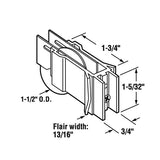 Sliding Door Roller - 1-1/2 Inch Steel - Concave | Patio Door Parts