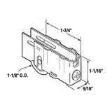 Sliding Door Roller - 1-1/8 Inch Steel - Concave | Patio Door Parts