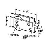 Sliding Door Roller - 1-1/8 Inch Steel - Concave | Patio Door Parts