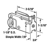 Sliding Door Roller - 1-1/8 Inch Steel - Concave | Patio Door Parts