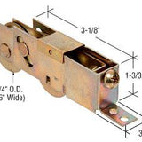 Tandem Sliding Door Roller - 1-1/4 Inch Steel - Concave | Patio Door Parts