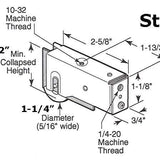 Sliding Door Roller - 1-1/4 Inch Steel - Concave | Patio Door Parts
