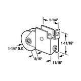 Sliding Door Roller - 1-1/4 Inch Steel - Concave | Patio Door Parts