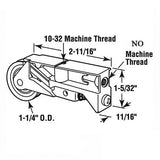 Sliding Door Roller - 1-1/4 Inch Steel - Concave | Patio Door Parts