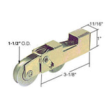 Tandem Sliding Door Roller - 1-1/2 Inch Steel - Concave | Patio Door Parts