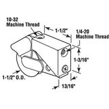 Sliding Door Roller - 1-1/2 Inch Nylon - Concave | Patio Door Parts
