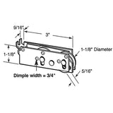 Tandem Sliding Door Roller - 1-1/8 Inch Steel - Concave | Patio Door Parts