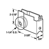 Sliding Door Roller - 1-1/4 Inch Steel - Concave | Patio Door Parts