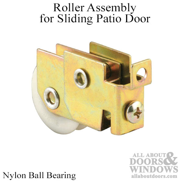 Sliding Door Roller - 1-1/4 Inch Nylon - Concave | Patio Door Parts