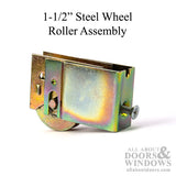 Sliding Door Roller - 1-1/2 Inch Steel - Concave | Patio Door Parts