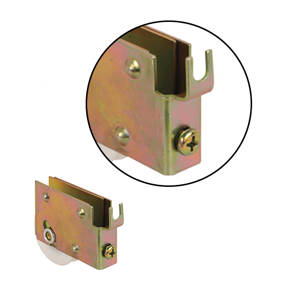 Single wheel C-Tab roller housing