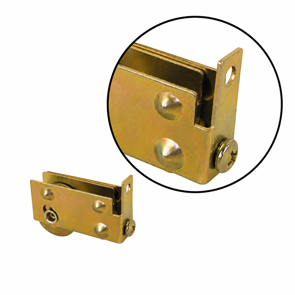 Single wheel I-Tab roller housing