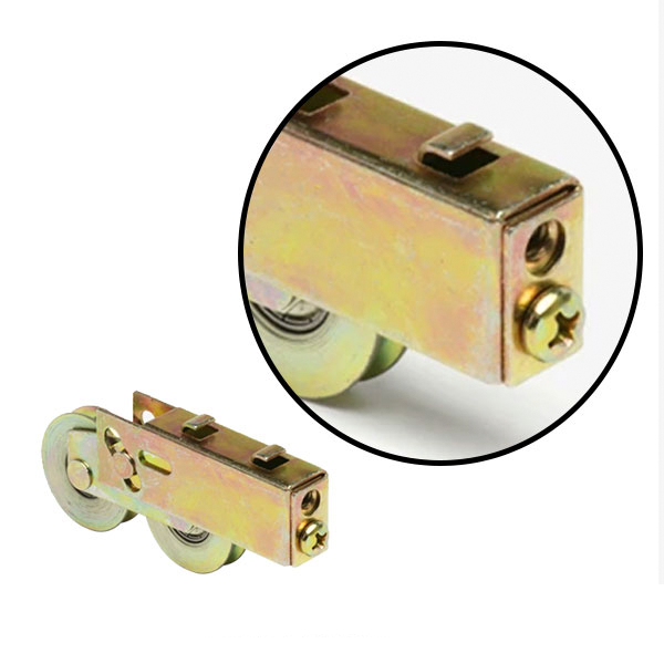 Tandem hook tab roller housing