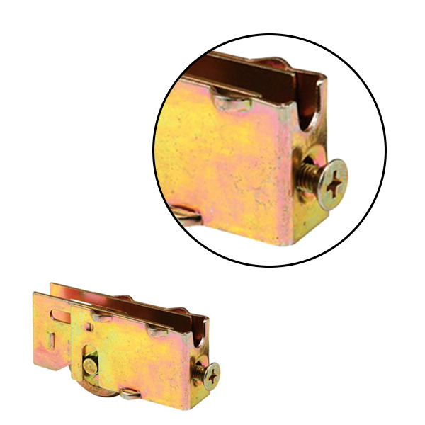 Single wheel U-Back roller housing